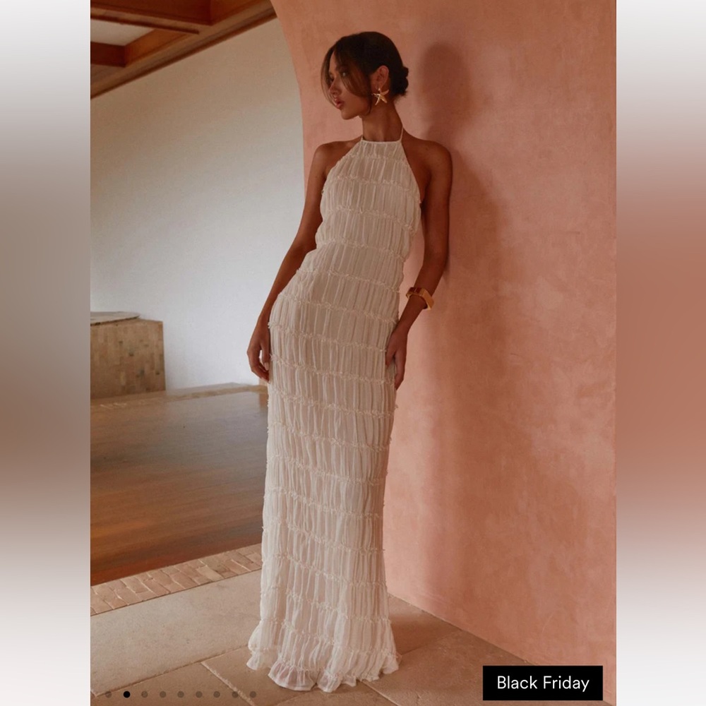 Peppermayo Cream Aullie Maxi Dress